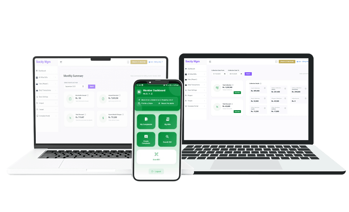 Real Estate & Housing Society Solutions software by Jantrah Tech